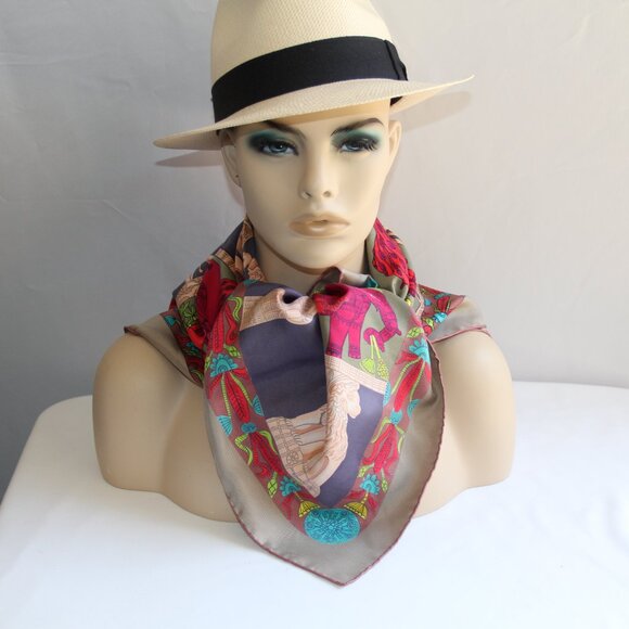 Hermes Torana Silk Scarf. Beautiful Combination of Colors - Picture 2 of 13